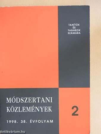 Módszertani közlemények 1998/2.