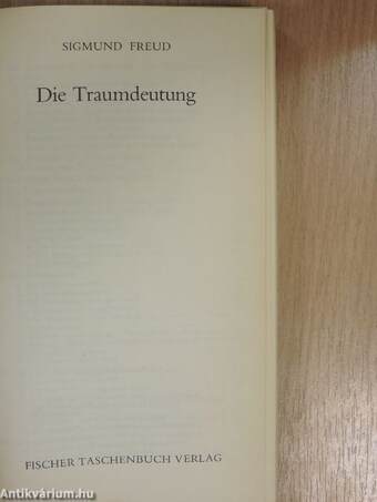 Die Traumdeutung