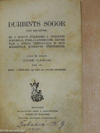 Durbints sógor