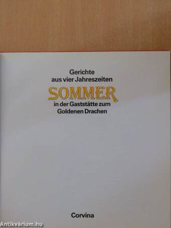 Gerichte aus vier Jahreszeiten - Sommer