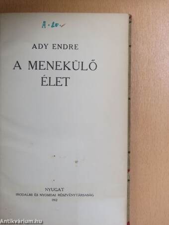 A menekülő élet