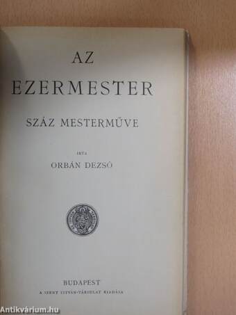 Az ezermester száz mesterműve