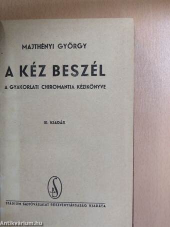 A kéz beszél