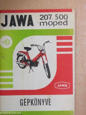 Jawa 207.500 moped gépkönyve