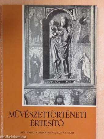 Művészettörténeti Értesítő 1960/1-4.