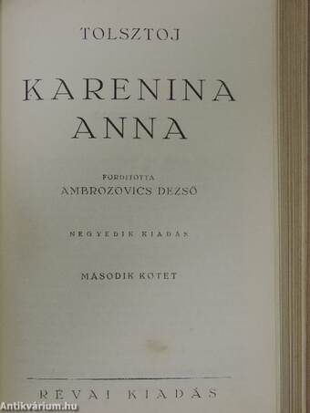 Karenina Anna I-II.