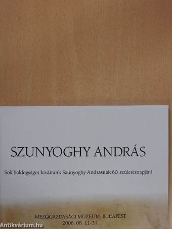 Szunyoghy András