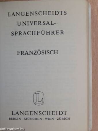 Langenscheidts Universal-Sprachführer Französisch