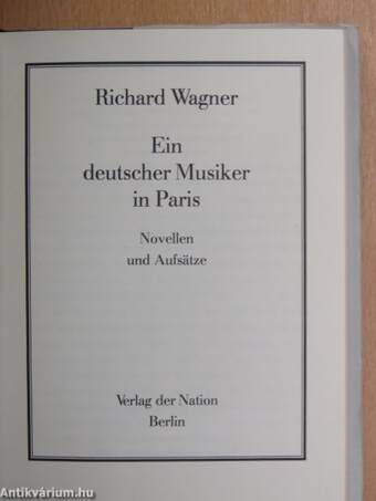 Ein deutscher Musiker in Paris