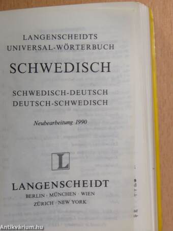 Langenscheidts Universal-Wörterbuch Schwedisch