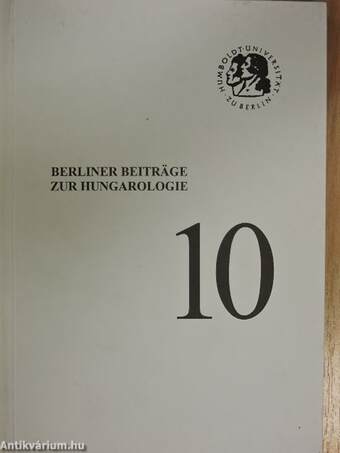 Berliner Beiträge zur Hungarologie 10.