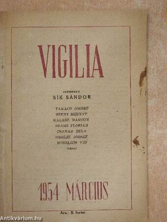 Vigilia 1954. március