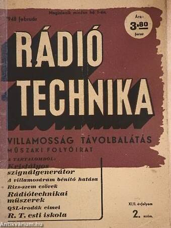 Rádió Technika 1948. február