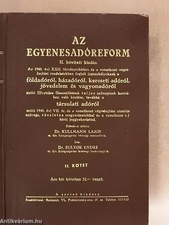 Az egyenesadóreform II.