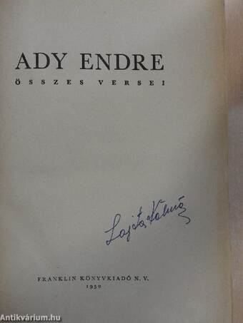 Ady Endre összes versei