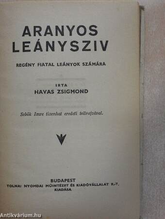 Aranyos leánysziv