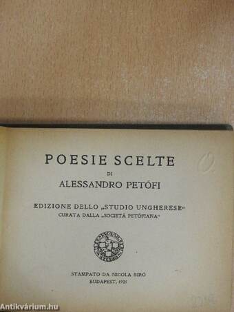 Poesie Scelte di Alessandro Petőfi
