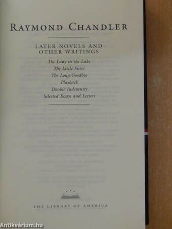 Later Novels and Other Writings