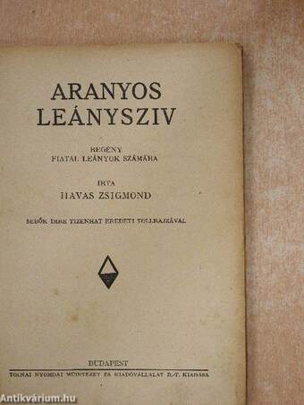 Aranyos leánysziv