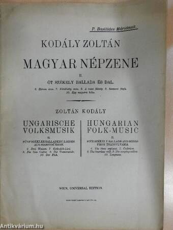 Magyar népzene II.