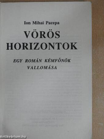 Vörös horizontok