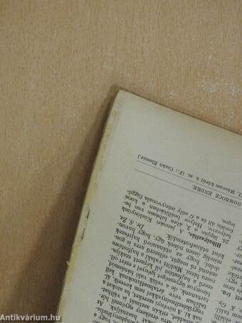 Természettudományi Közlöny 1932. (nem teljes évfolyam)/Pótfüzetek a Természettudományi Közlönyhöz 1932. január-december