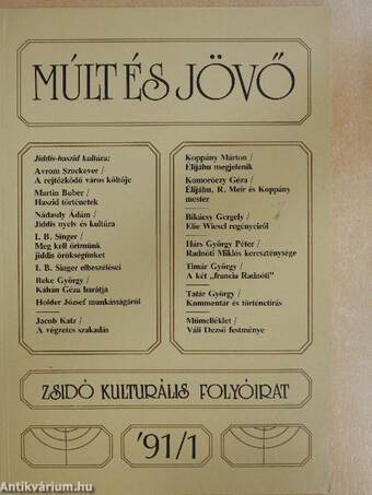 Múlt és Jövő 1991/1-4.