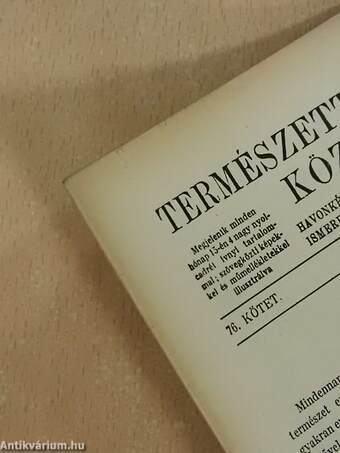 Természettudományi Közlöny 1944. (nem teljes évfolyam)/Pótfüzetek a Természettudományi Közlönyhöz 1944. január-december/A Királyi Magyar Természettudományi Társulat 1944. évi közgyűlése