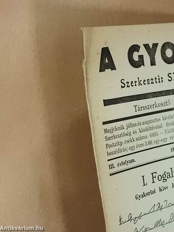 A gyorsíró 1936. november 20.