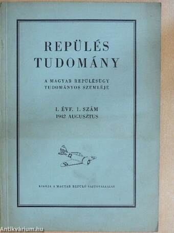 Repülés tudomány 1942. augusztus