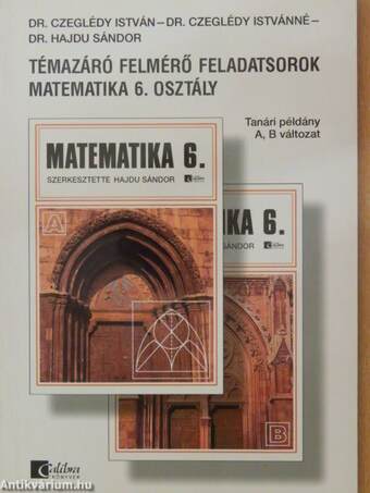 Témazáró felmérő feladatsorok - matematika 6. osztály