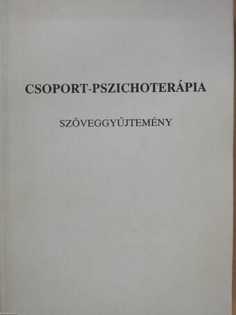 Csoport-pszichoterápia (dedikált példány)