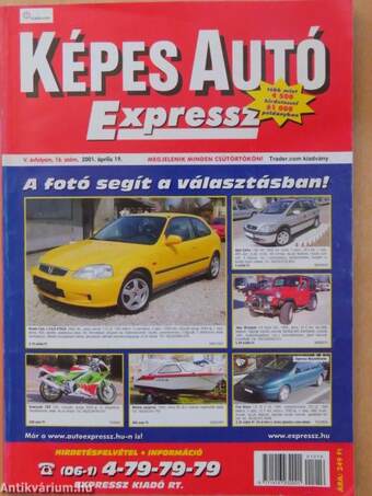 Képes Autó Expressz 2001. április 19.