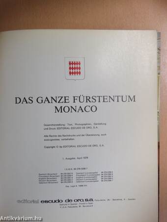 Das Ganze Fürstentum Monaco