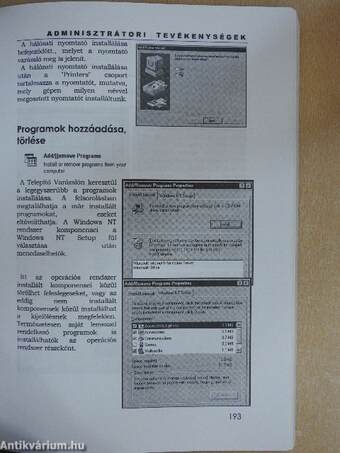 Windows NT 4.0 hálózatok - CD-vel