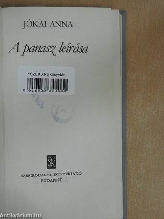 A panasz leírása