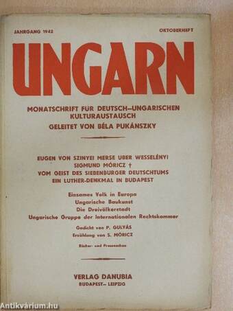 Ungarn 1942. Oktoberheft