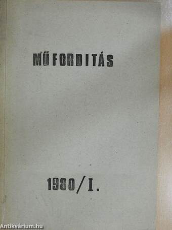 Műforditás 1980/1.