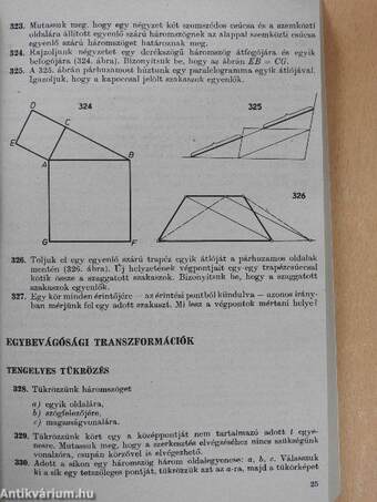 Geometriai feladatok gyűjteménye I.