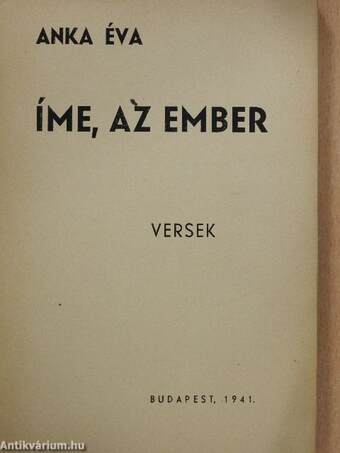 Íme, az ember