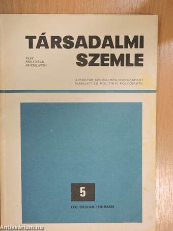 Társadalmi Szemle 1976. május