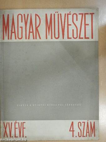 Magyar művészet 1948/4.