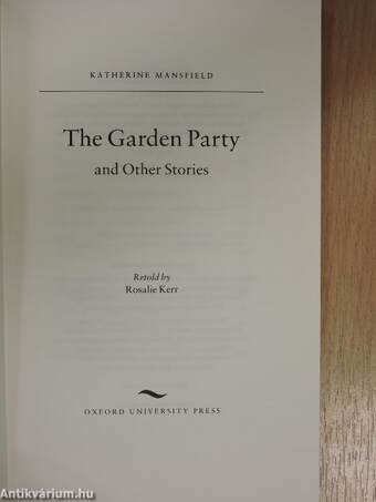 The garden party and other stories