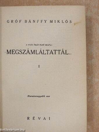 Megszámláltattál I-II.