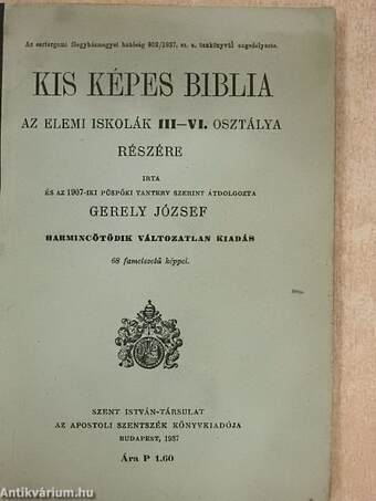 Kis képes biblia III-VI.