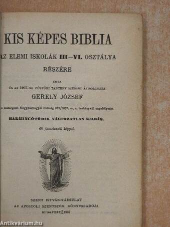 Kis képes biblia III-VI.