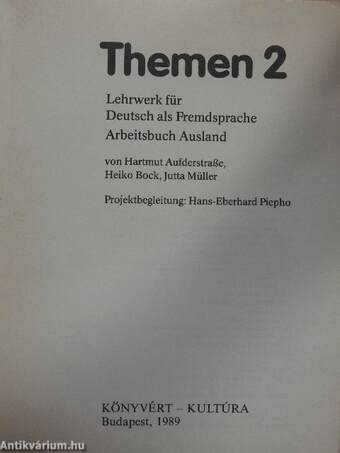 Themen 2 - Kursbuch/Arbeitsbuch