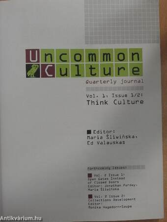 Uncommon Culture Vol. 1, Issue 1/2