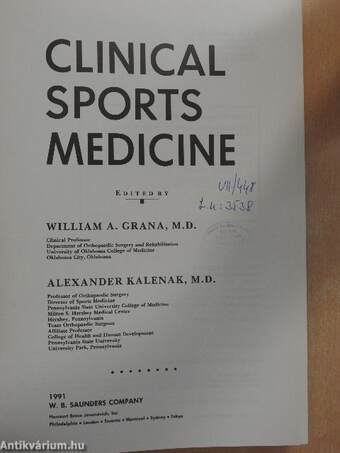 Clinical Sports Medicine