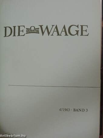 Die Grünenthal Waage 1963-64. (nem teljes évfolyam)